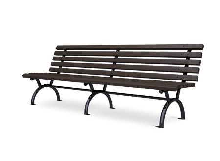 Park metal bench