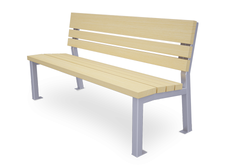 Stainless Valencia Bench without Armrests