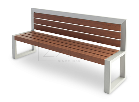 modern stainless steel benches