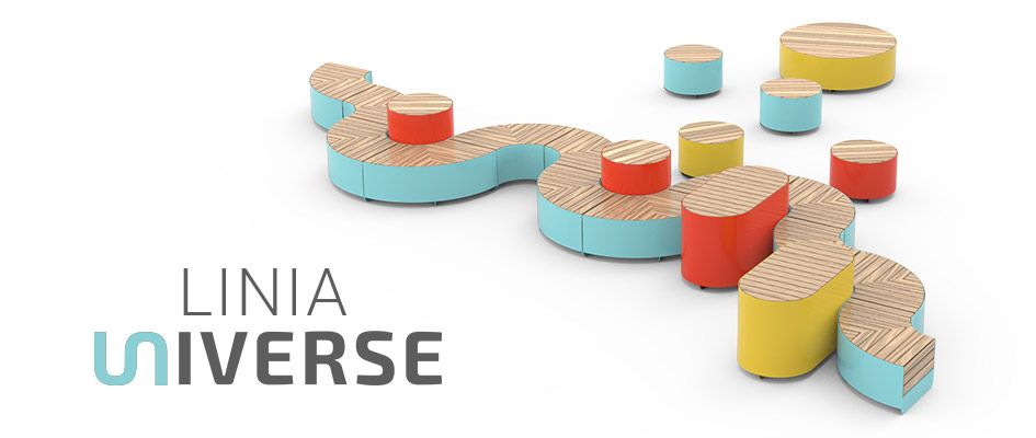 Universe line of urban furniture