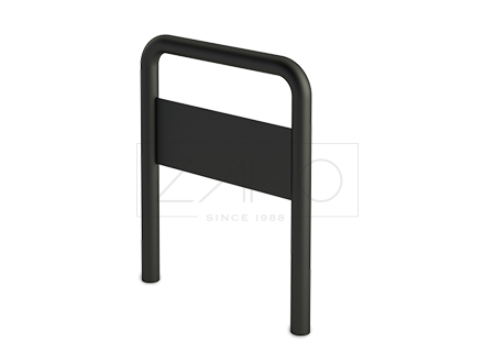 black steel bicycle stand