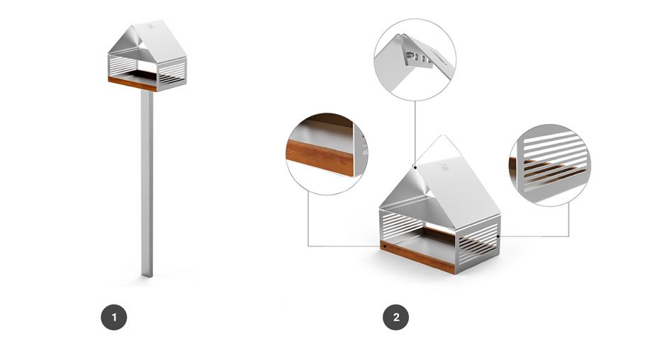 Avis bird feeder 14.049 | Ways to Install