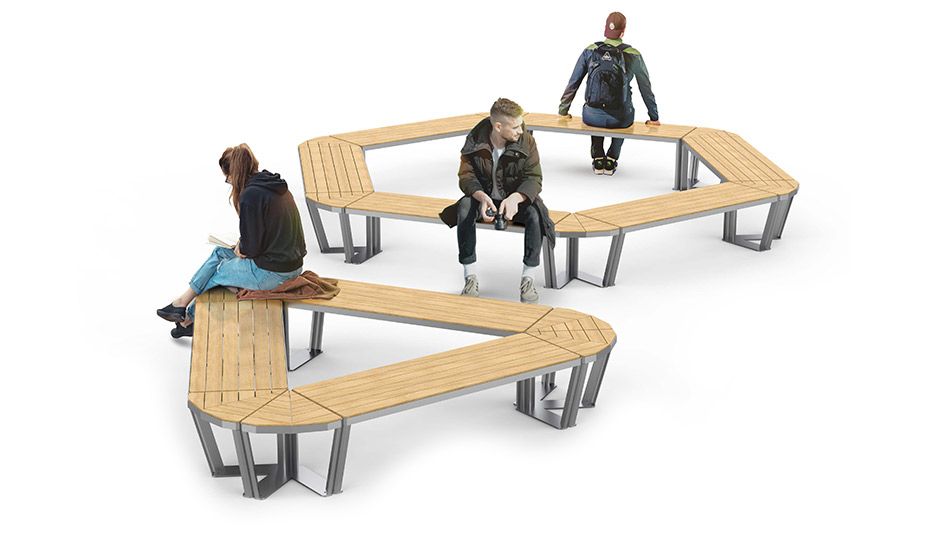 Scandik modular benches