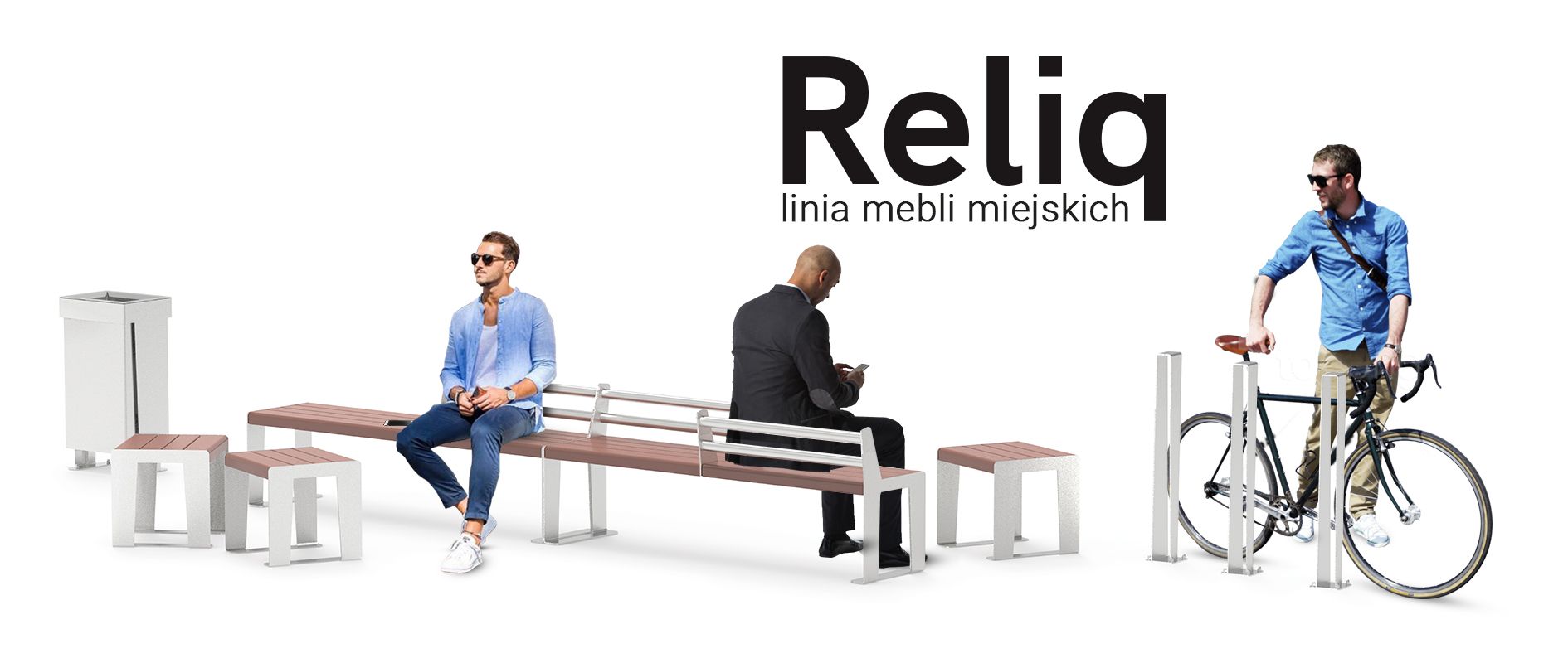 Elegant Reliq urban furniture from ZANO urban furniture