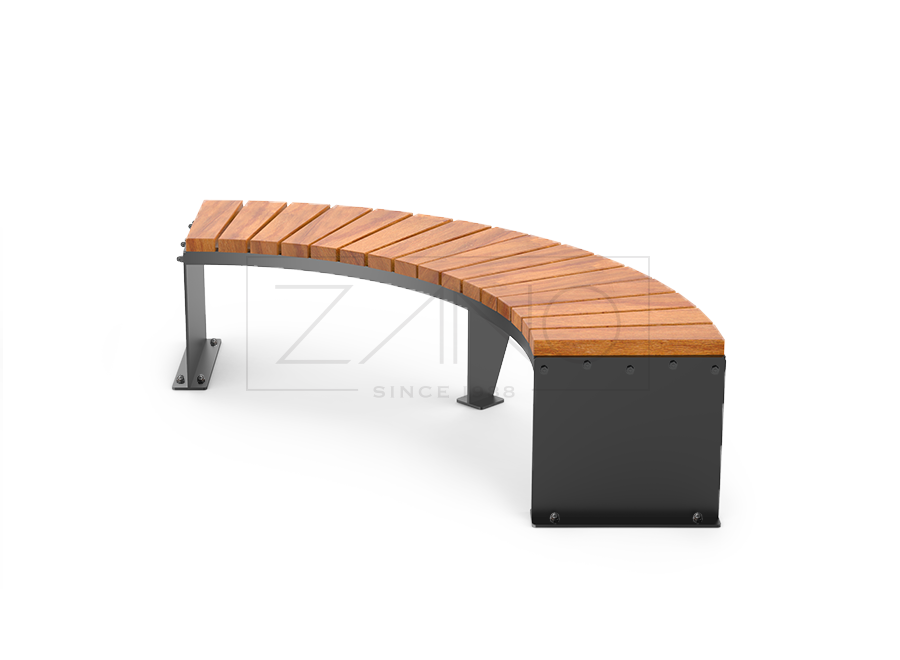 Modular city bench to go around the tree