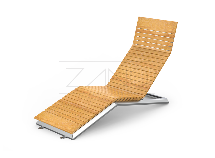 Stilo lounger 02.548 | stainless steel