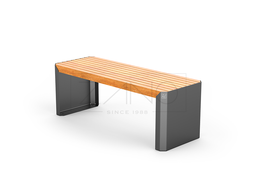 Stilo bench 02.448.1 | carbon steel plus hardwood